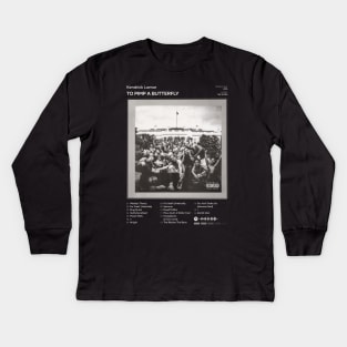 Kendrick Lamar - To Pimp A Butterfly Tracklist Album Kids Long Sleeve T-Shirt